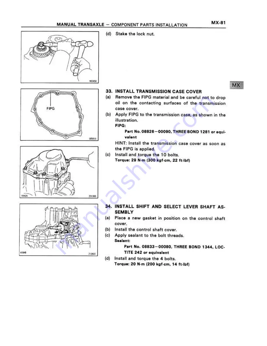 Toyota 1994 CELICA 4wd ST205 Series Скачать руководство пользователя страница 117