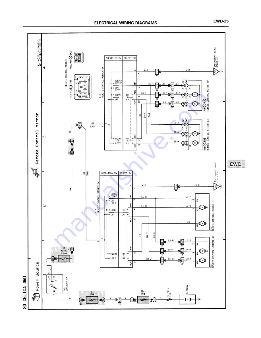 Toyota 1994 CELICA 4wd ST205 Series Supplemental Repair Manual Download Page 334