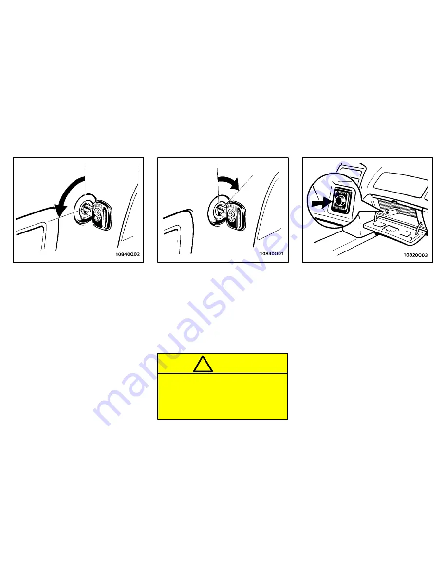 Toyota 1996 Avalon Owner'S Manual Download Page 14