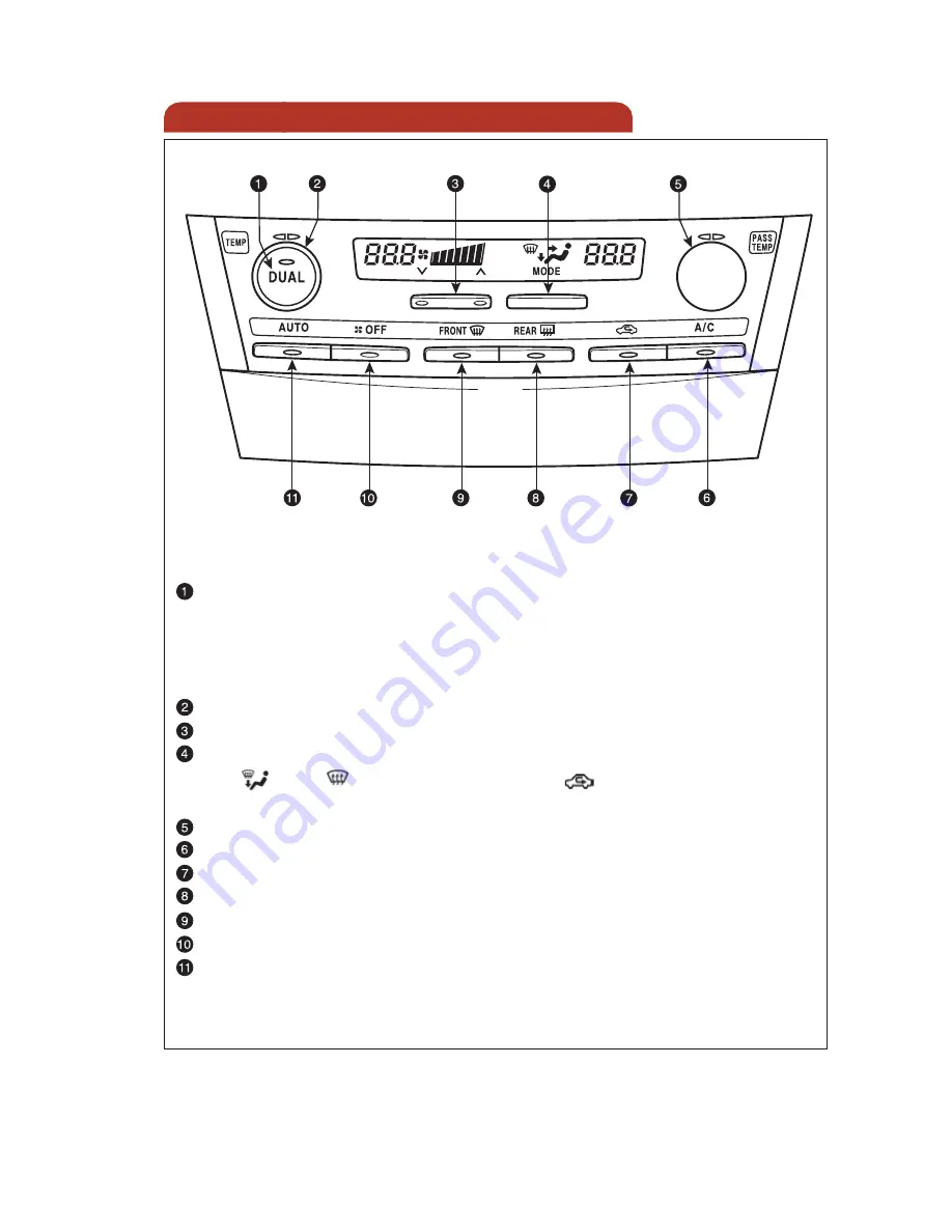 Toyota 2008 Camry Hybrid Owner'S Manual Download Page 22