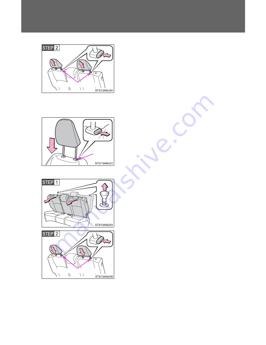 Toyota 2012 Yaris Hatchback Owner'S Manual Download Page 34