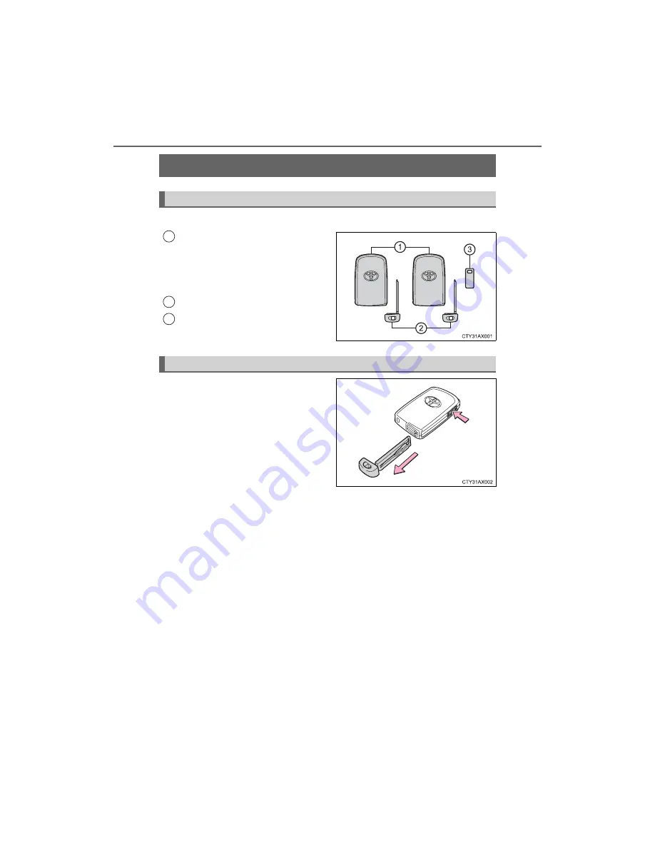 Toyota 2014 Avalon Hybrid Owner'S Manual Download Page 96