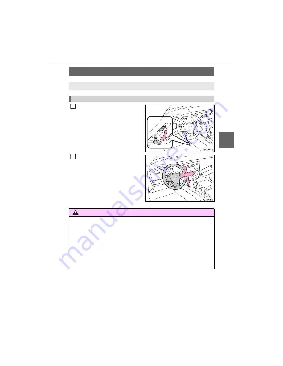 Toyota 2014 Avalon Hybrid Owner'S Manual Download Page 133