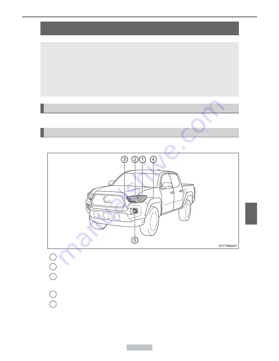 Toyota 2016 Tacoma Owner'S Manual Download Page 487