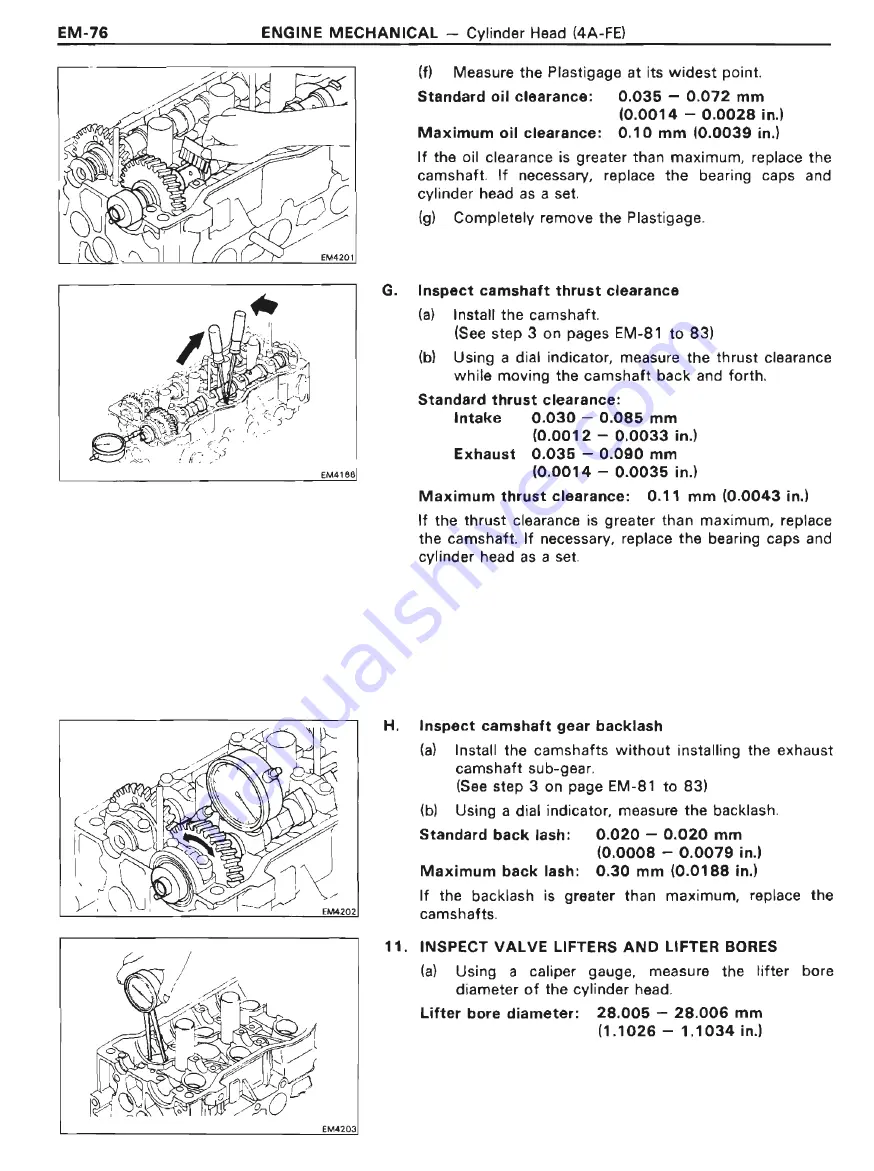 Toyota 4A-FE Repair Manual Download Page 60