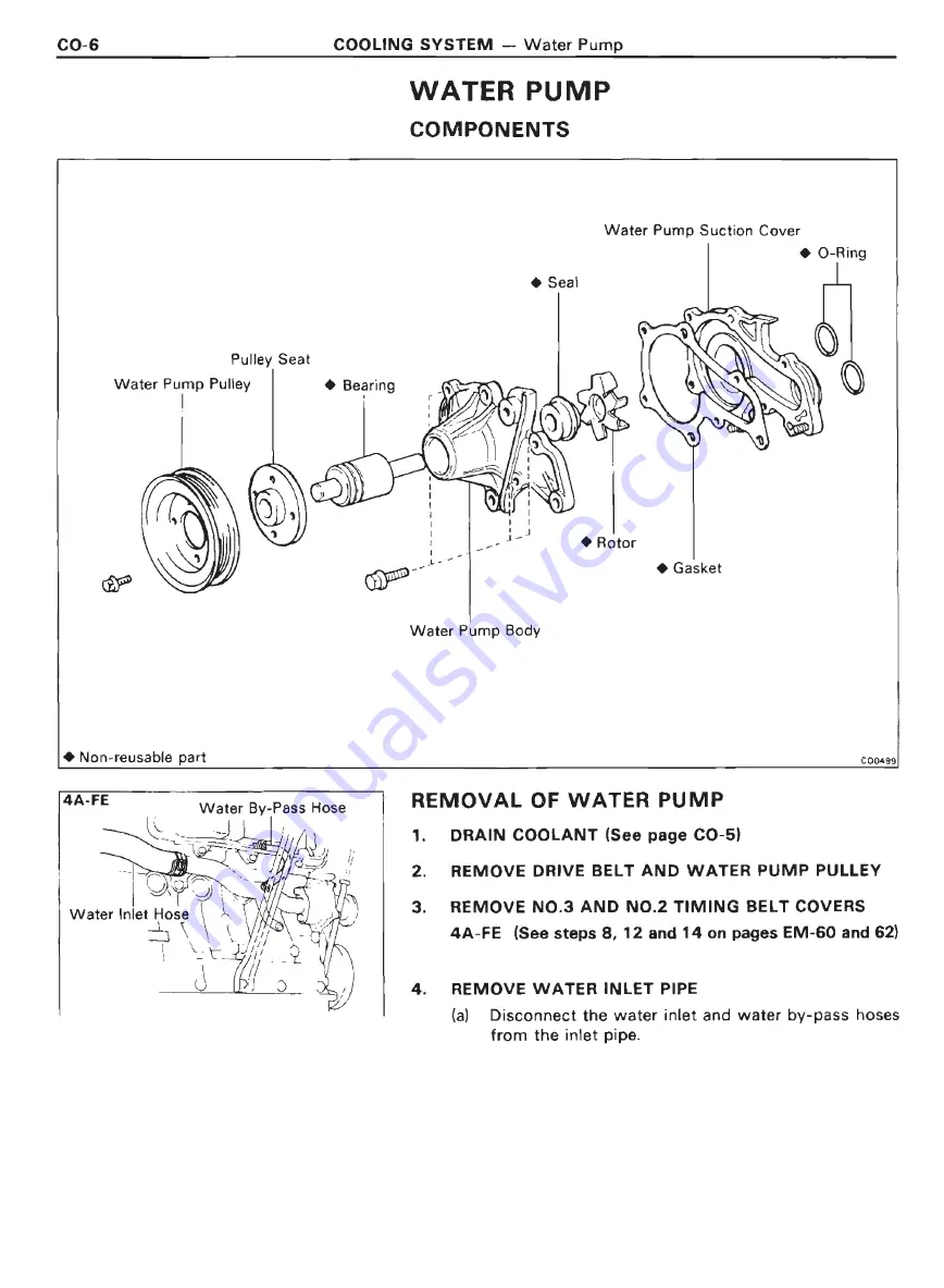 Toyota 4A-FE Repair Manual Download Page 175