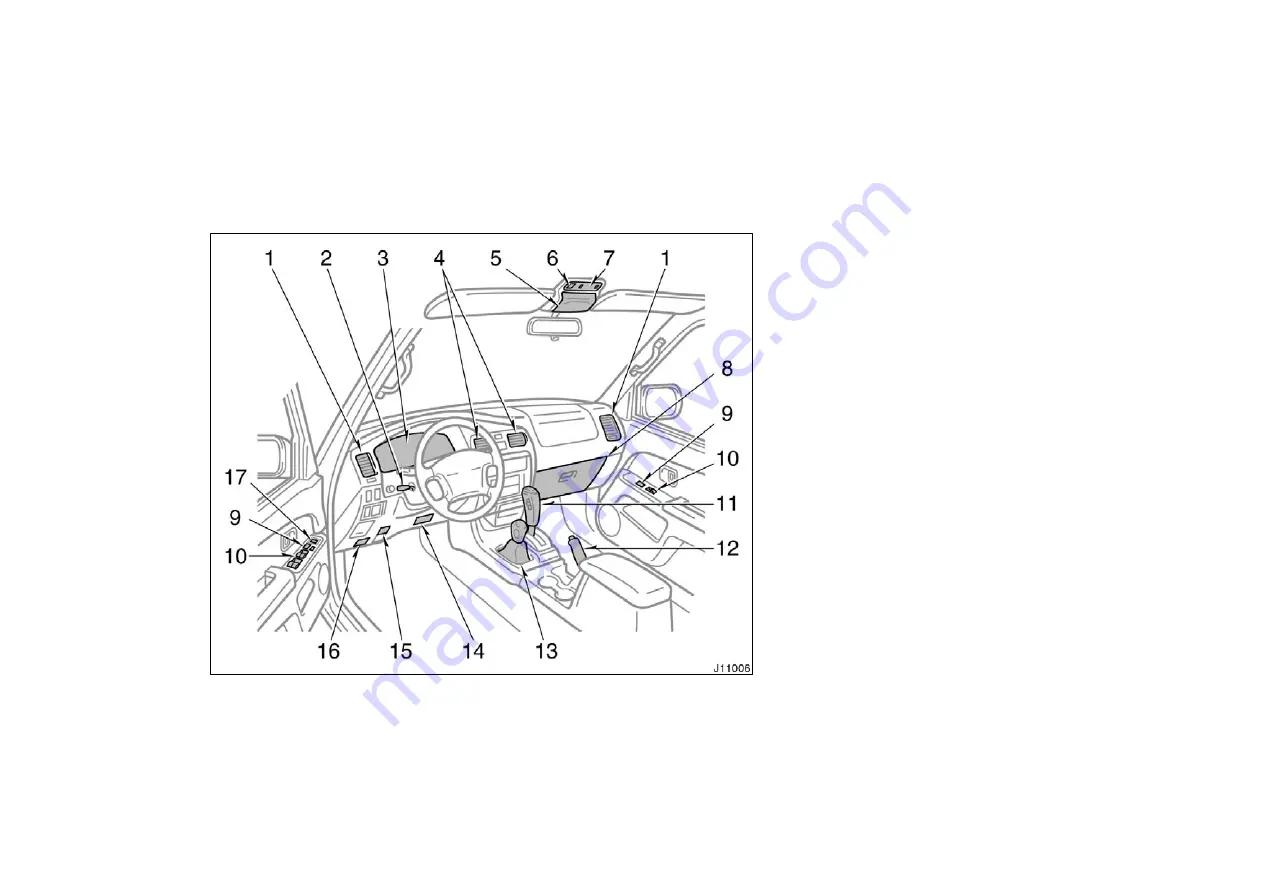 Toyota 4Runner 1999 Owner'S Manual Download Page 9