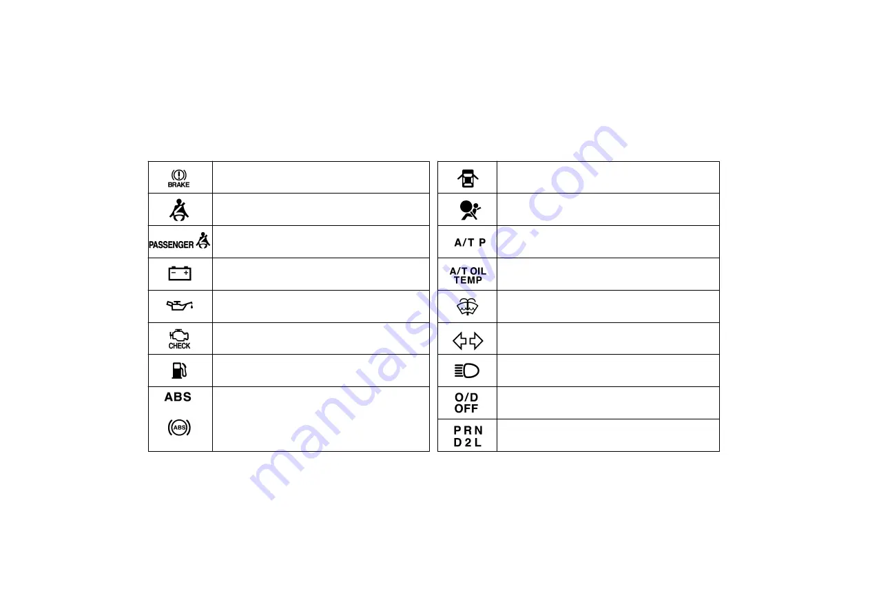 Toyota 4Runner 1999 Owner'S Manual Download Page 13