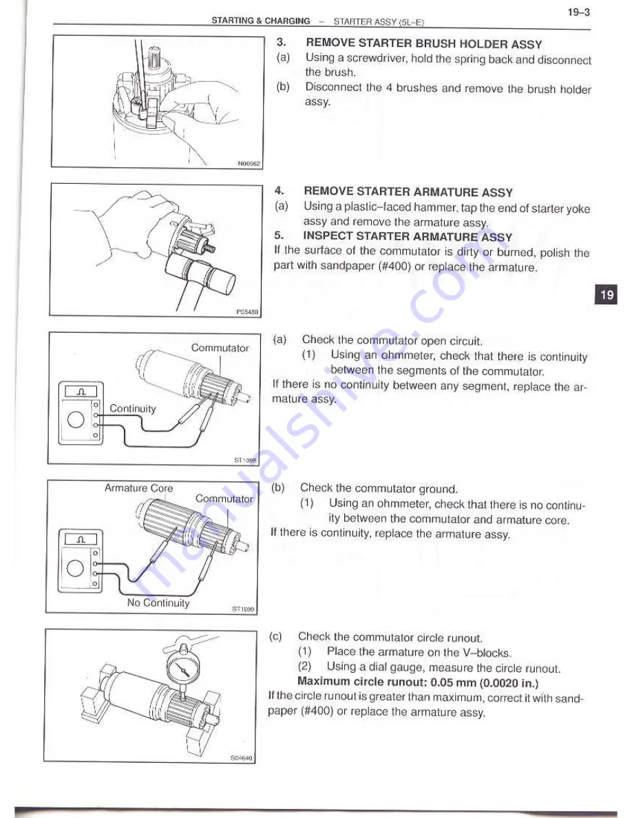 Toyota 5L-E Repair Manual Download Page 69