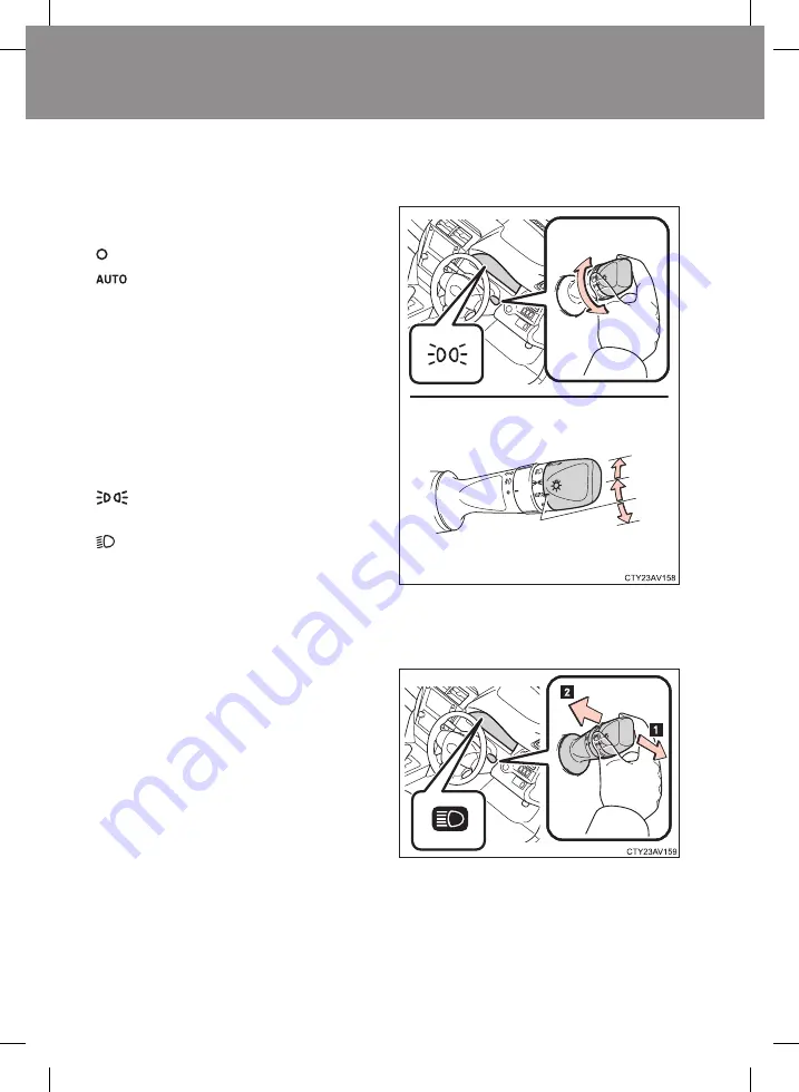 Toyota AURION 2013 Owner'S Manual Download Page 130