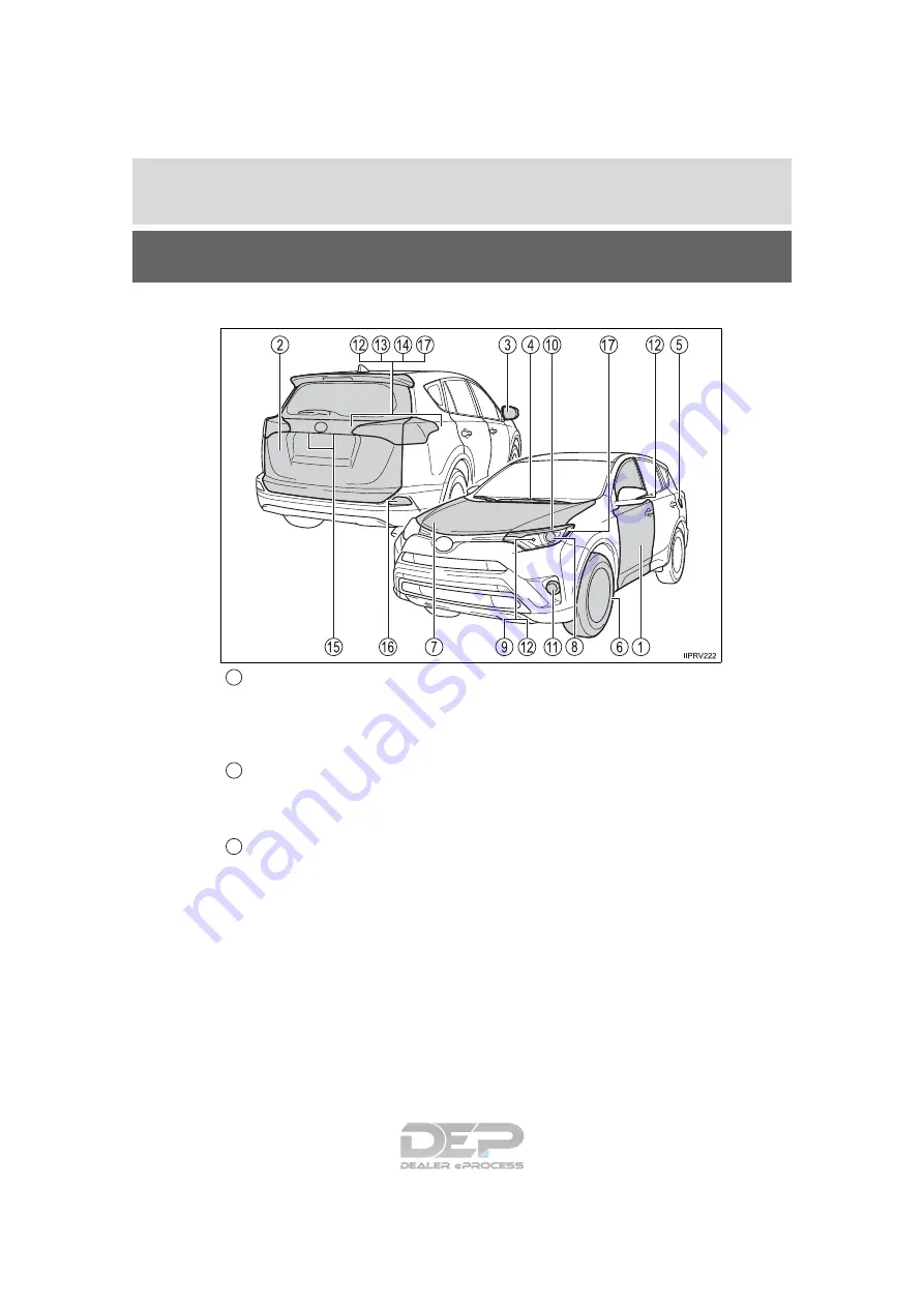 Toyota RAV4 Hybrid 2018 Service Manual Download Page 16