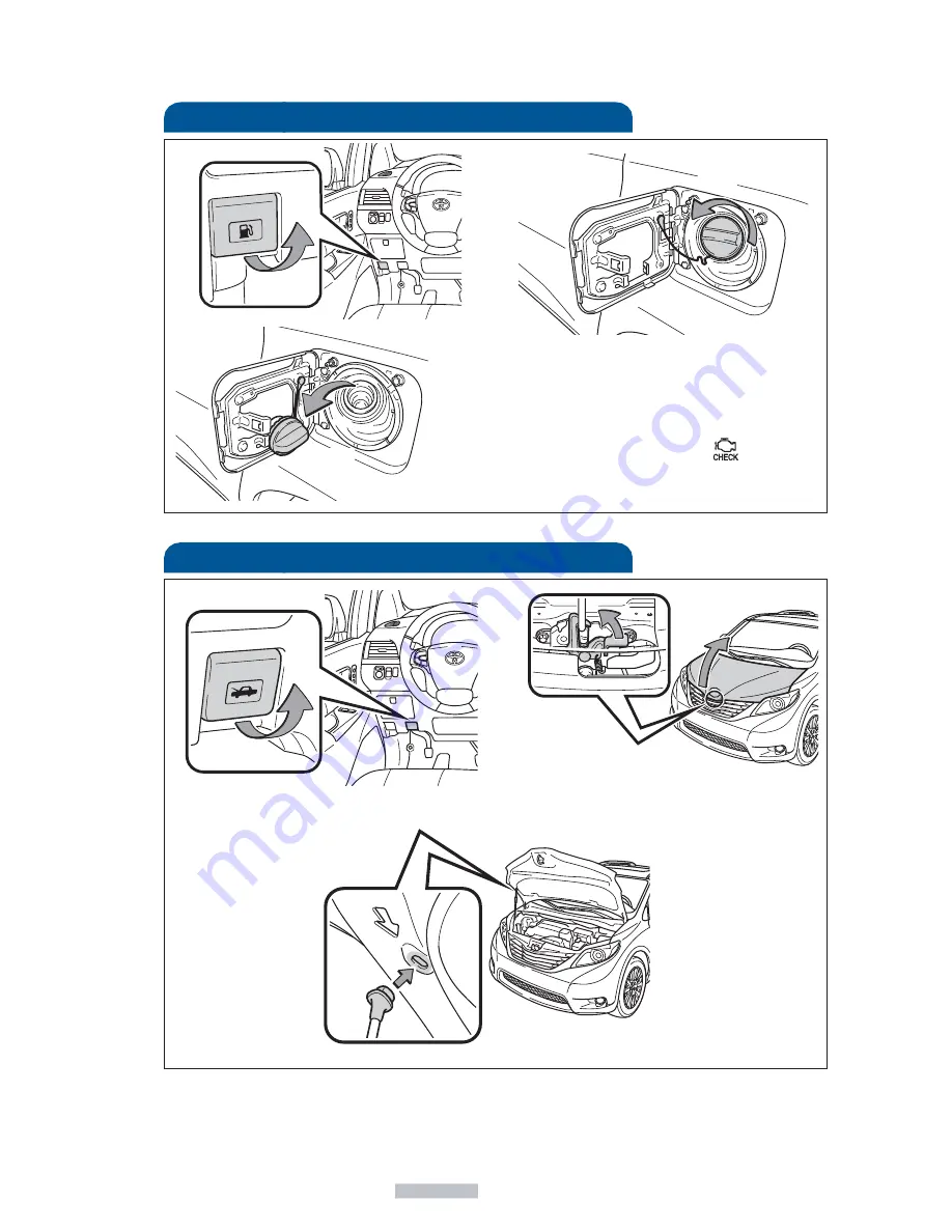 Toyota SIENNA - 2011 Quick Reference Manual Download Page 10