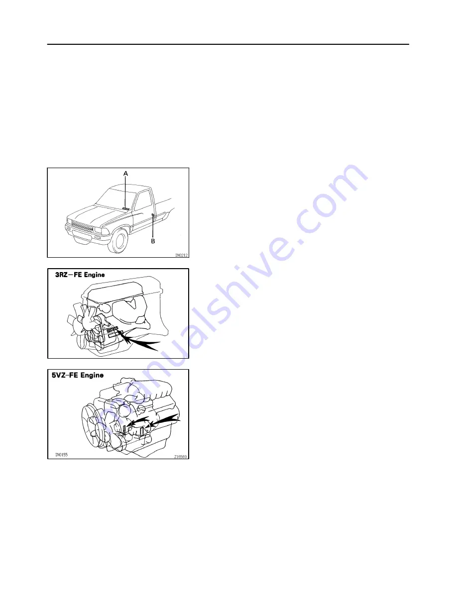 Toyota T100 1996 Скачать руководство пользователя страница 6