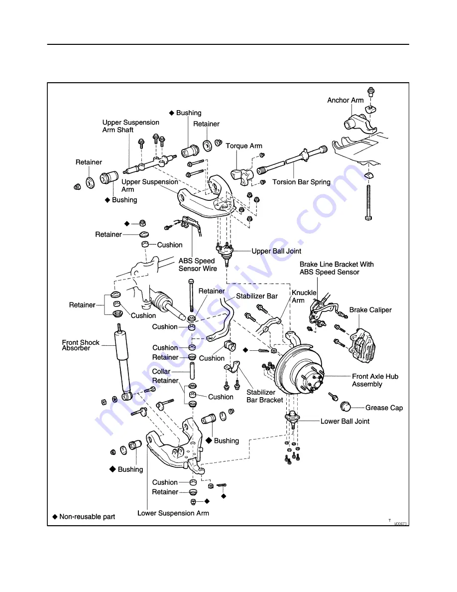 Toyota T100 1996 Service Manual Download Page 1565