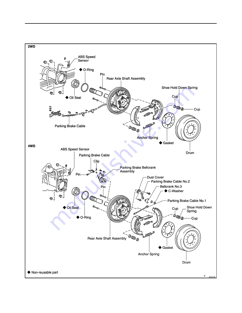 Toyota T100 1996 Скачать руководство пользователя страница 1599