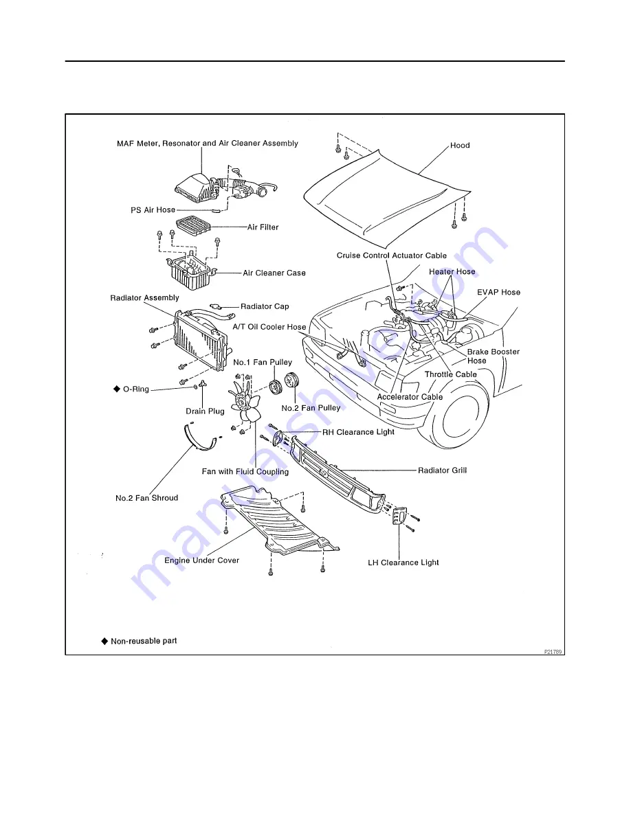 Toyota T100 1996 Service Manual Download Page 901