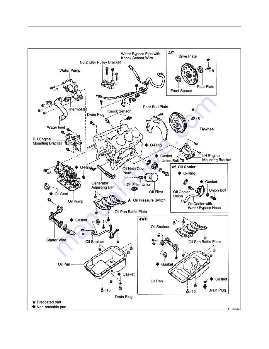 Toyota T100 1996 Service Manual Download Page 910