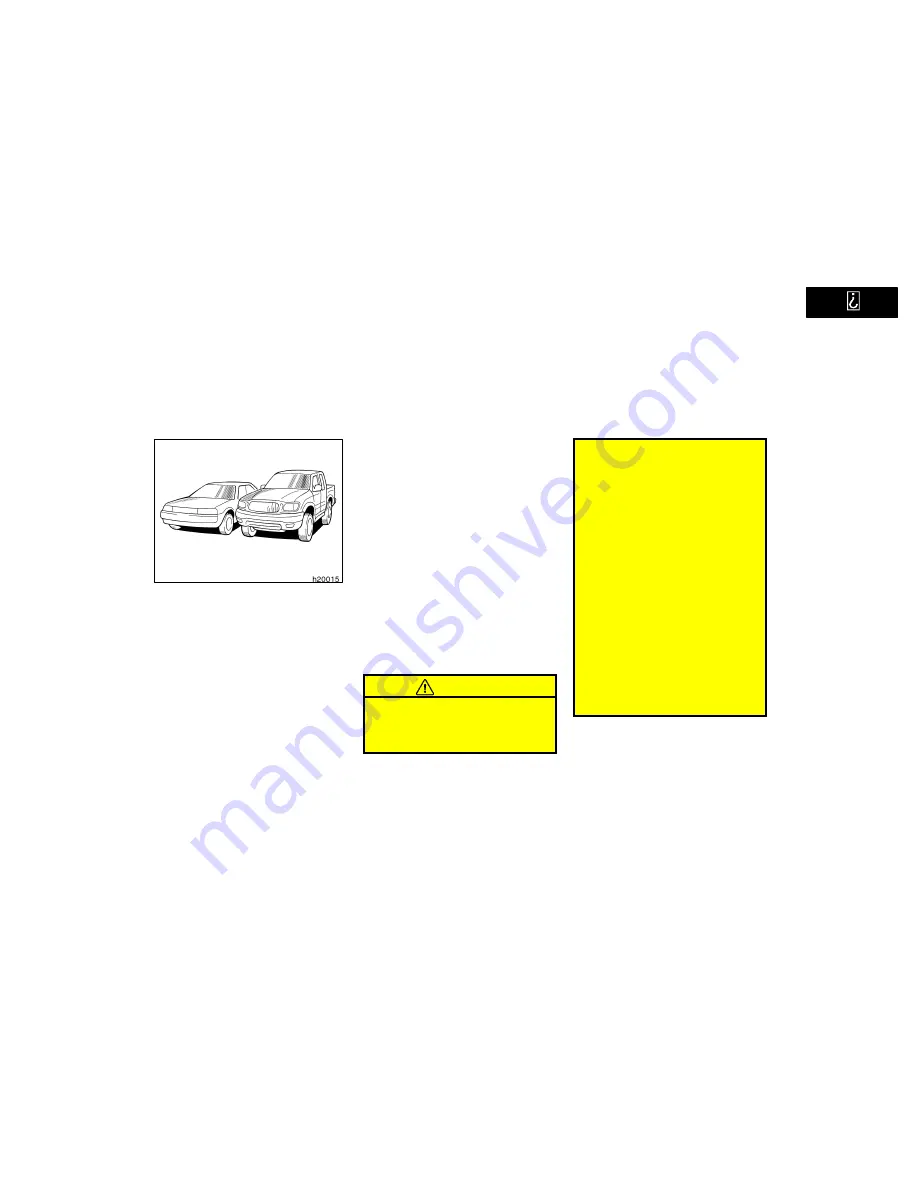 Toyota Tacoma 2001 Operating Manual Download Page 180