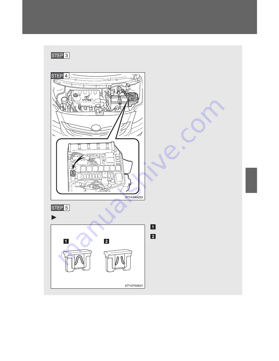 Toyota Yaris Sedan 2008 Quick Reference Manual Download Page 272