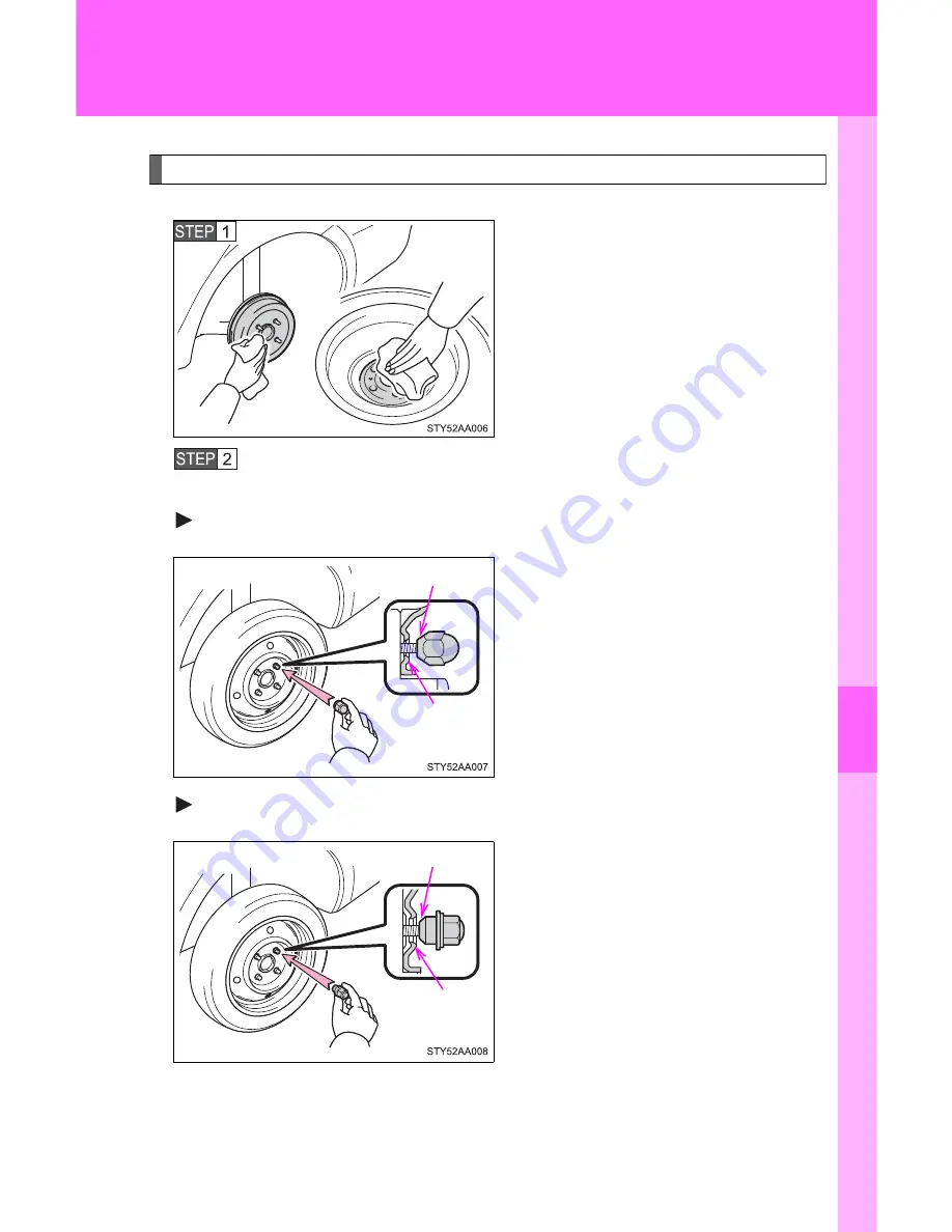 Toyota Yaris Sedan 2008 Quick Reference Manual Download Page 319