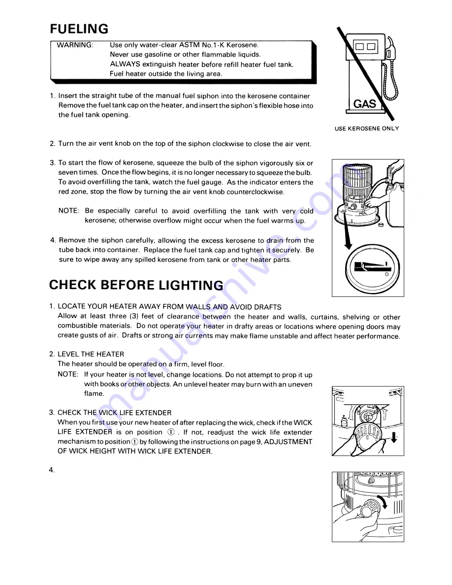 Toyotomi DC-100C Operation And Maintenance Instructions Download Page 9