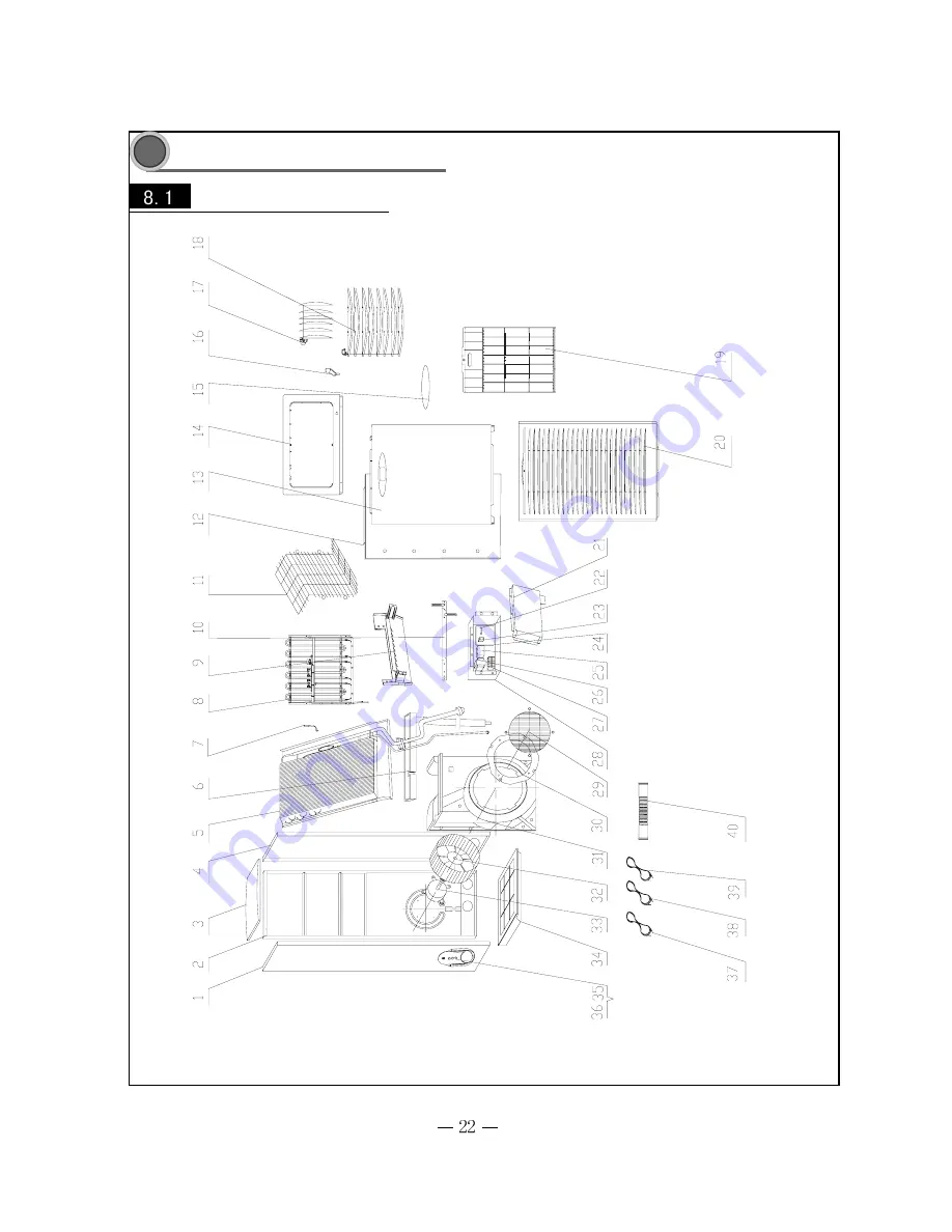 Toyotomi FS1060A Скачать руководство пользователя страница 22