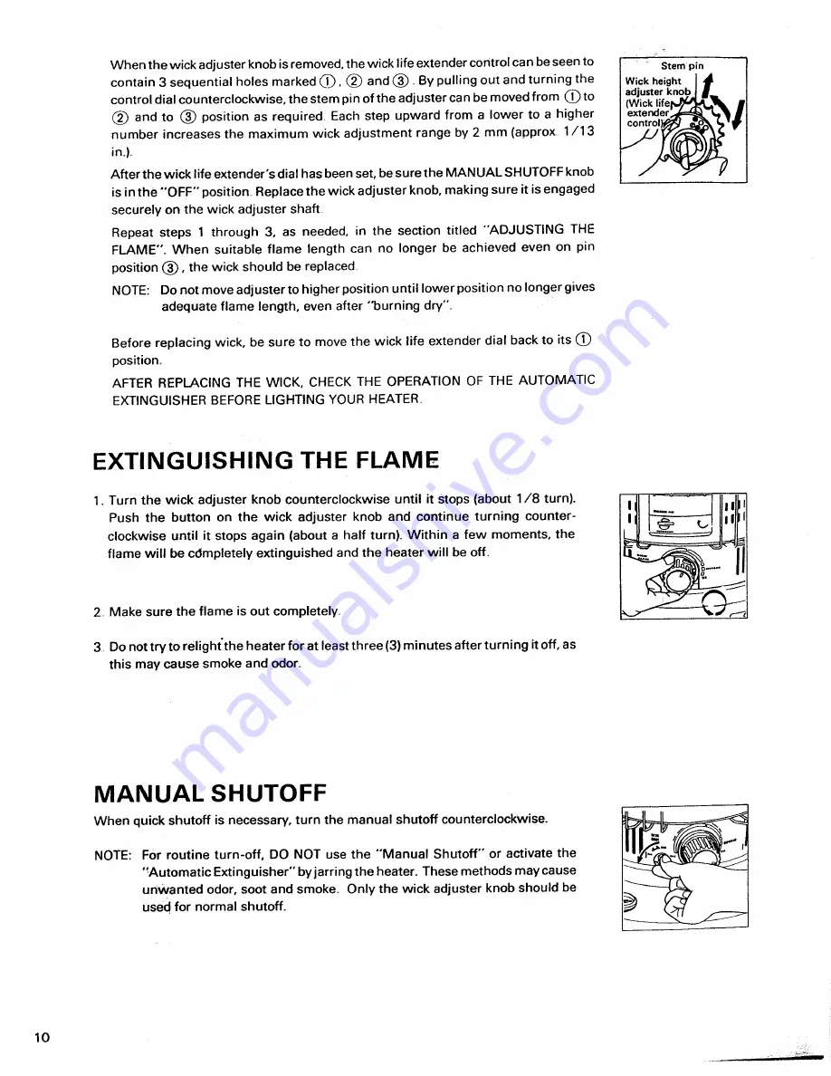 Toyotomi Kero-Sun Omni 105 Type L Operation And Maintenance Instructions Download Page 11