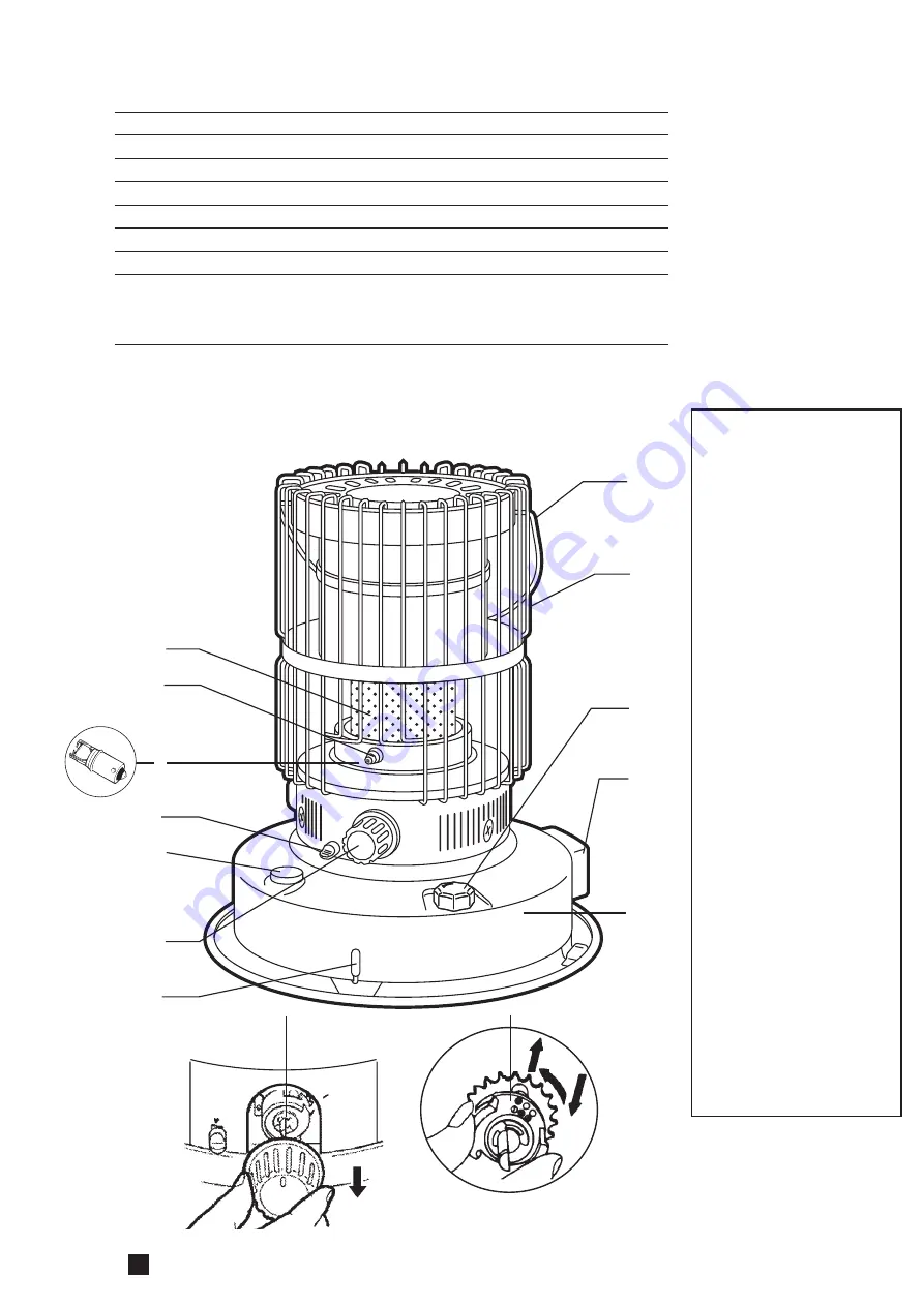 Toyotomi KR-47 Operating Manual Download Page 48