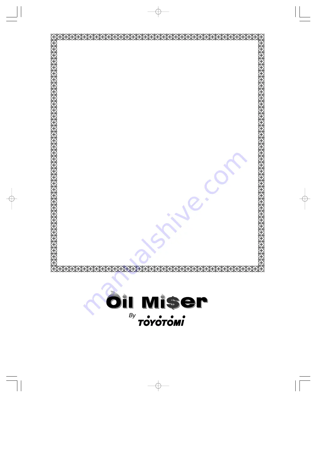 Toyotomi Oil Miser 23 Installation And Operation Instructions Manual Download Page 31