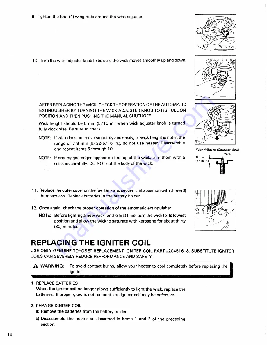 Toyotomi Omni 230 User Manual Download Page 16