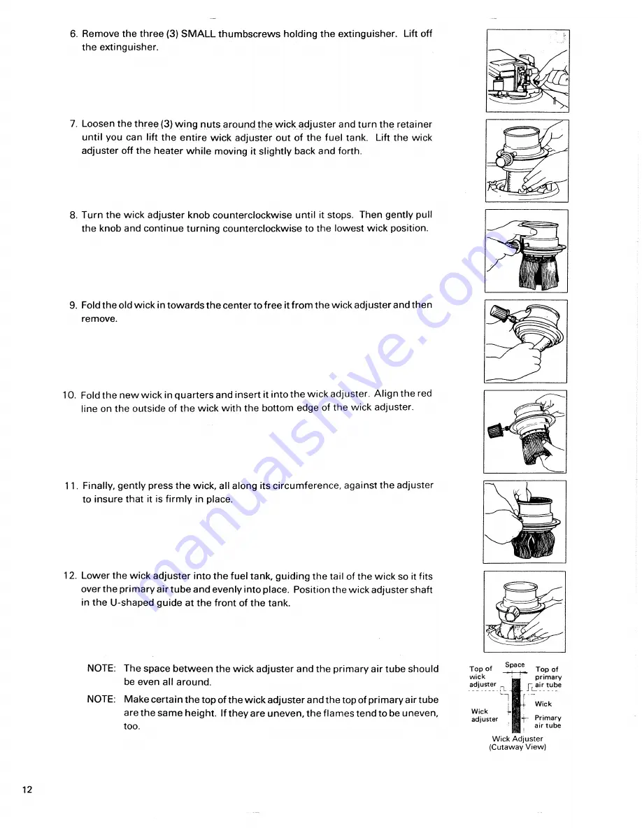 Toyotomi Radiant 10 Type K User Manual Download Page 13