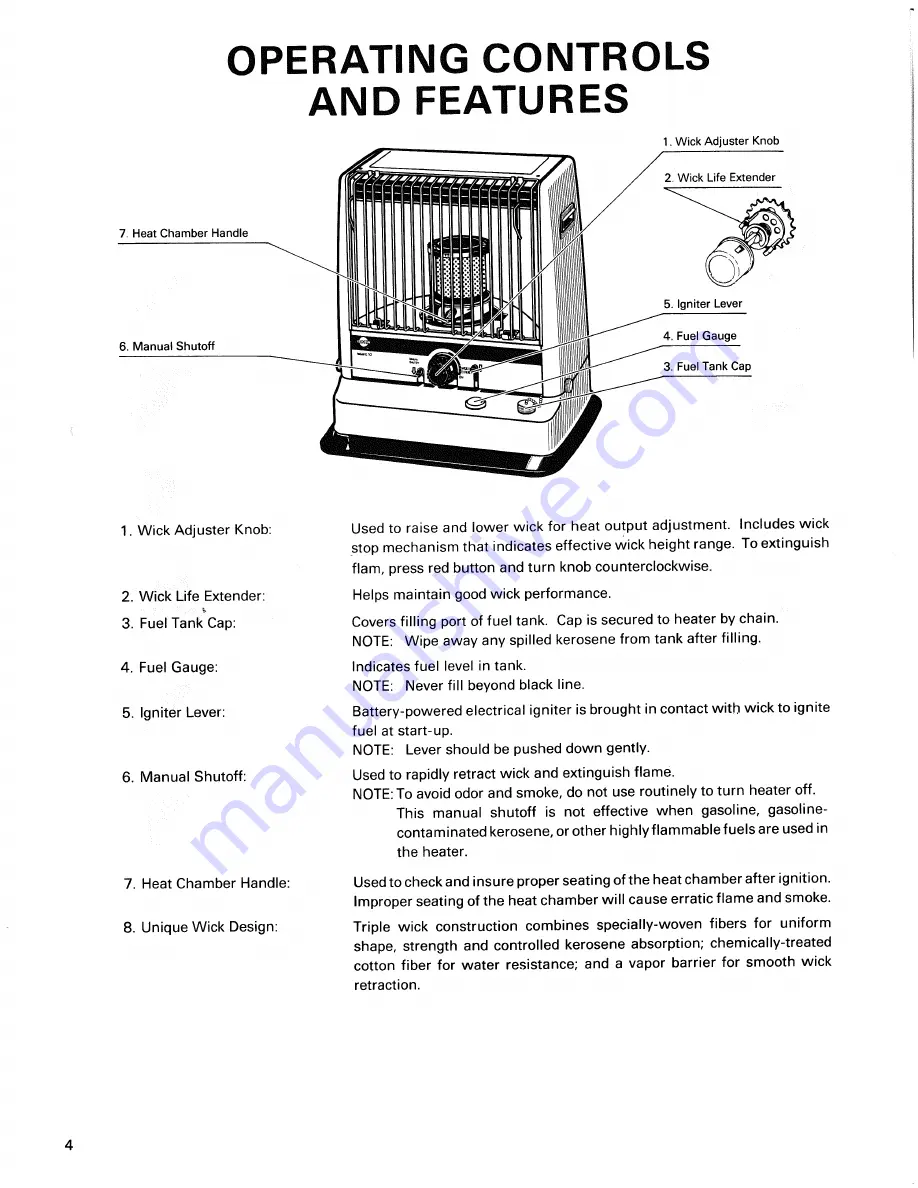 Toyotomi Radiant 10 Type N Скачать руководство пользователя страница 5