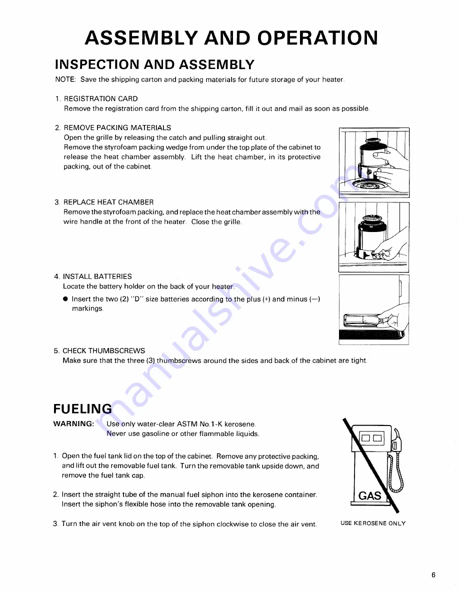 Toyotomi Radiant 36 User Manual Download Page 7