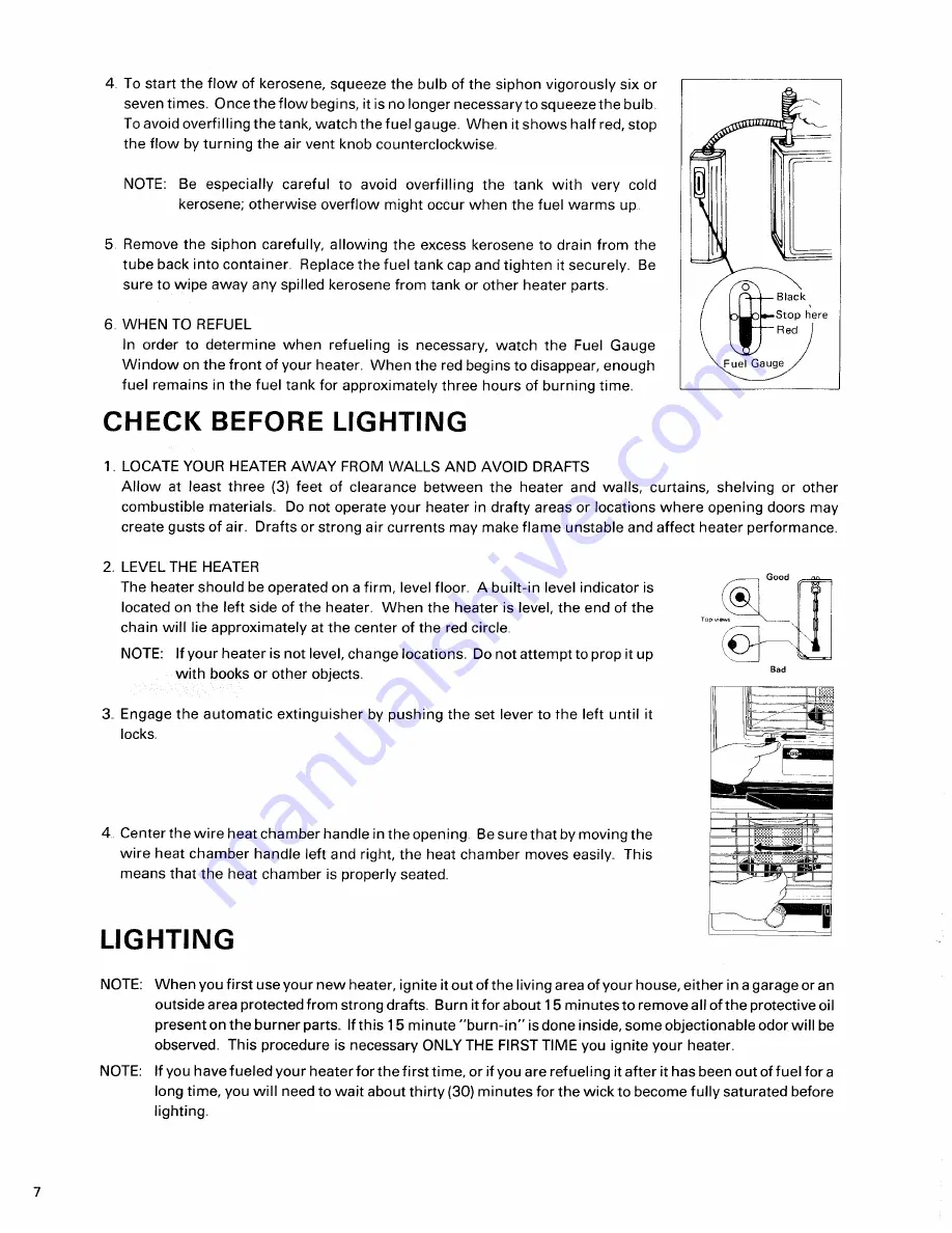 Toyotomi Radiant 36 User Manual Download Page 8