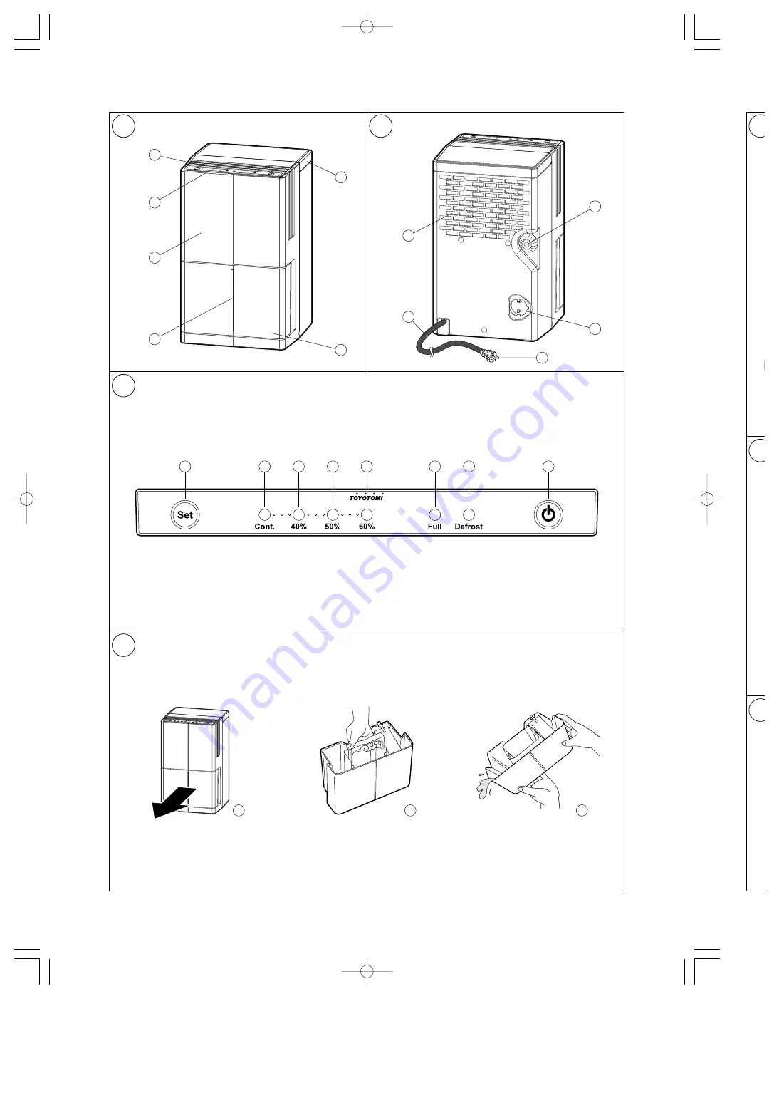 Toyotomi TD-C100 Operating Manual Download Page 2