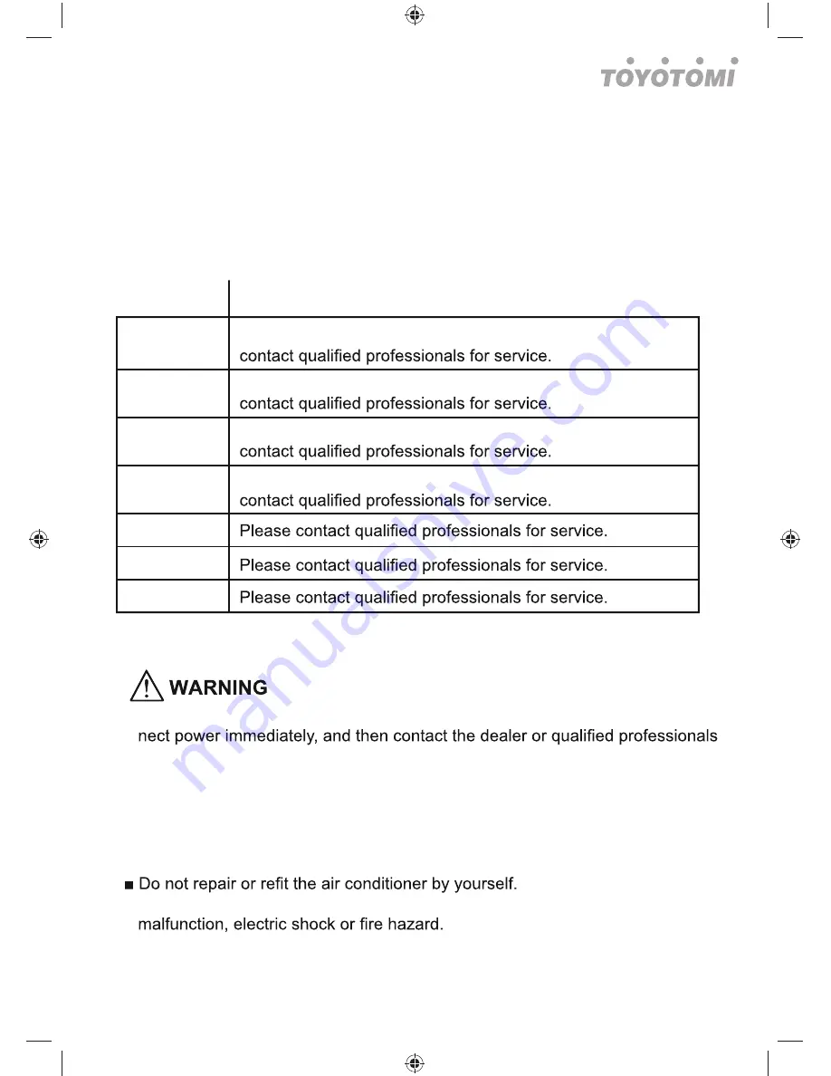 Toyotomi TRN/TRG-528ZR User Manual Download Page 24