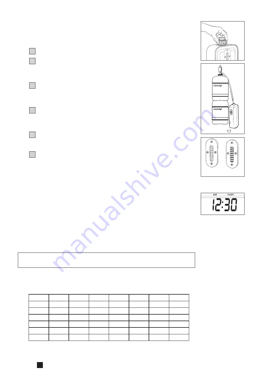 Toyotomi Zibro LC-135 Operating Manual Download Page 102