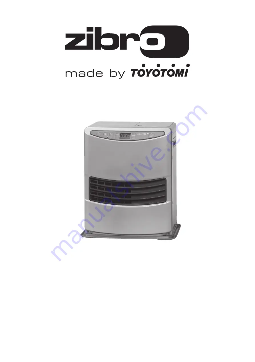 Toyotomi Zibro LC-2030 Operating Manual Download Page 1