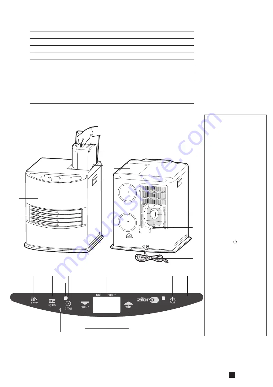 Toyotomi Zibro LC-2030 Operating Manual Download Page 45