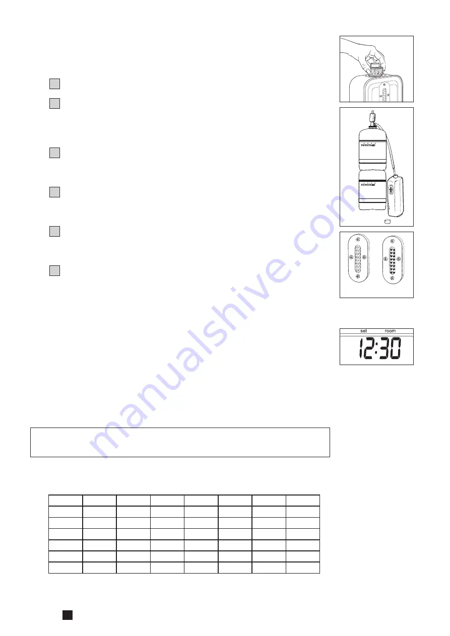 Toyotomi Zibro LC-SL530 Operating Manual Download Page 18