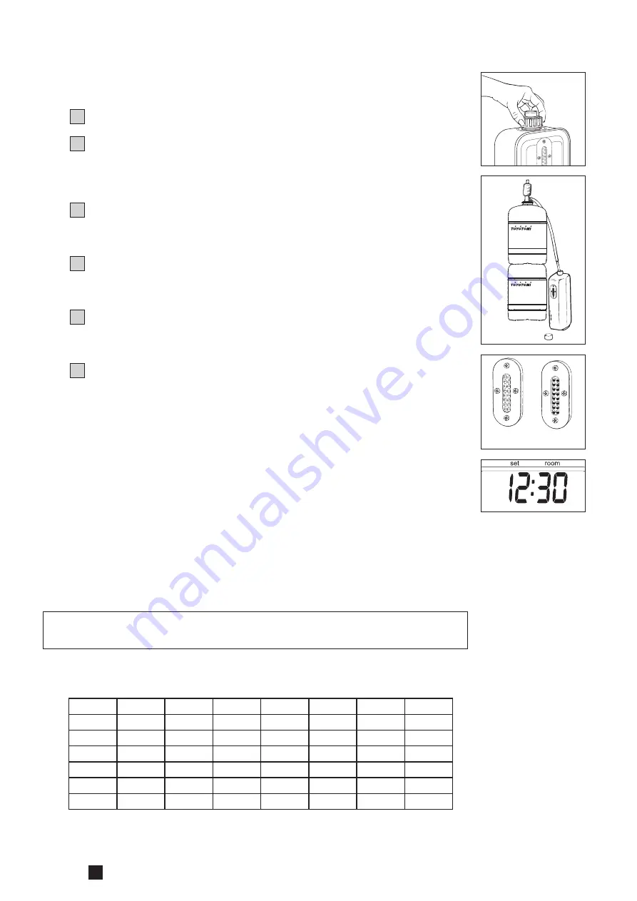 Toyotomi Zibro LC-SL530 Operating Manual Download Page 60