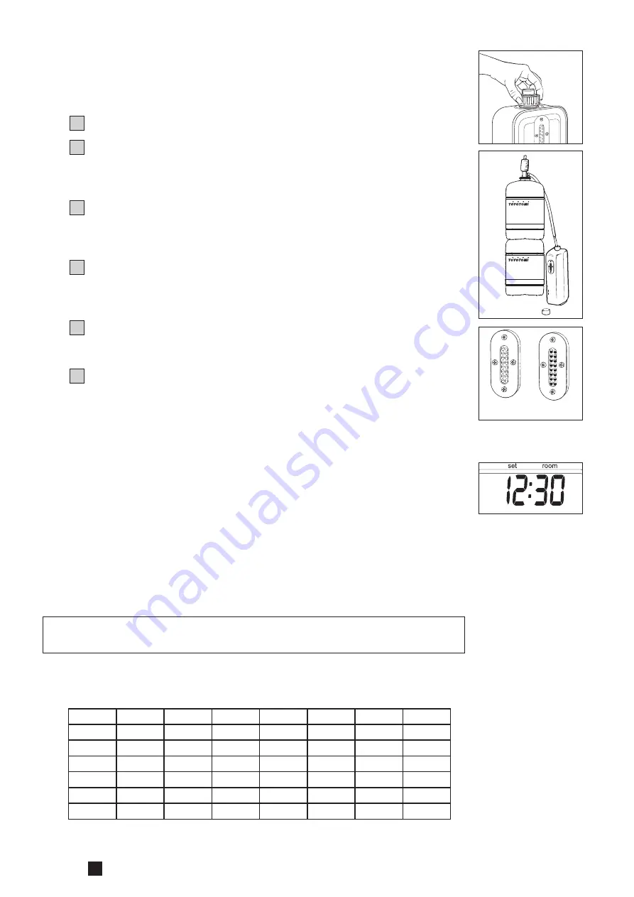 Toyotomi Zibro LC-SL530 Operating Manual Download Page 102