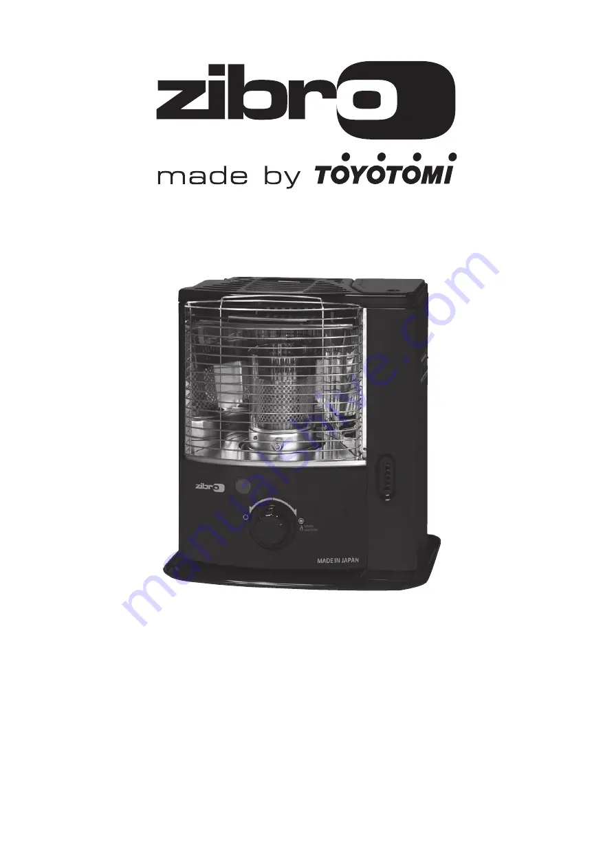 Toyotomi Zibro RS-220 Operating Manual Download Page 1