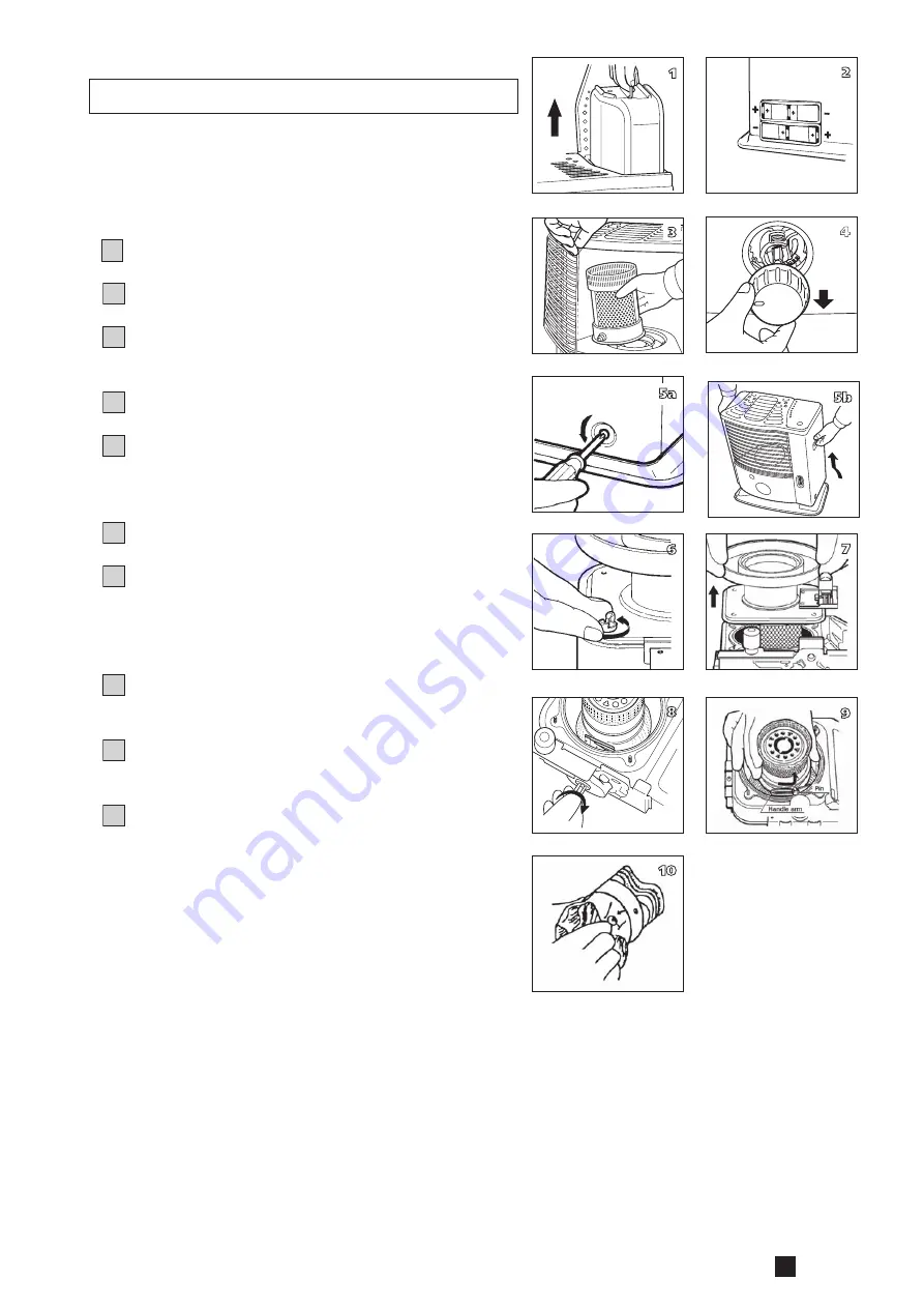 Toyotomi Zibro RS-2222 Operating Manual Download Page 19