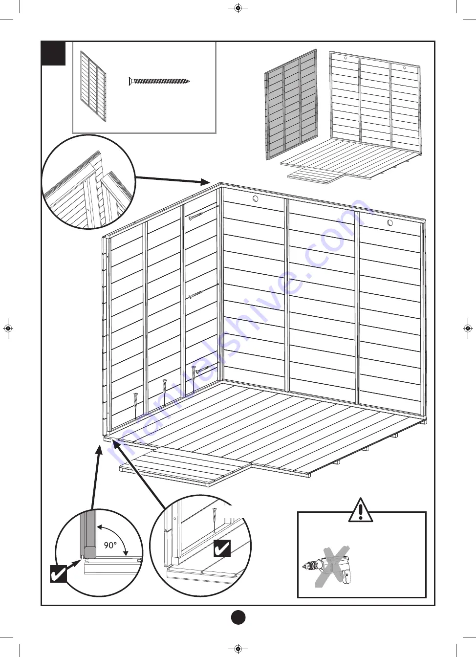 TP active fun Forest Villa TP363 Instructions For Assembly Maintenance And Use Download Page 8