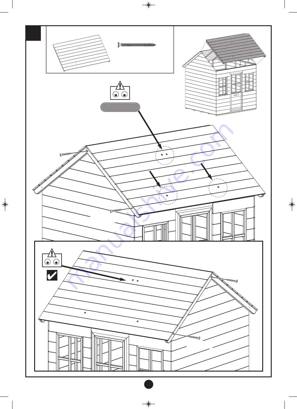 TP active fun Forest Villa TP363 Instructions For Assembly Maintenance And Use Download Page 16