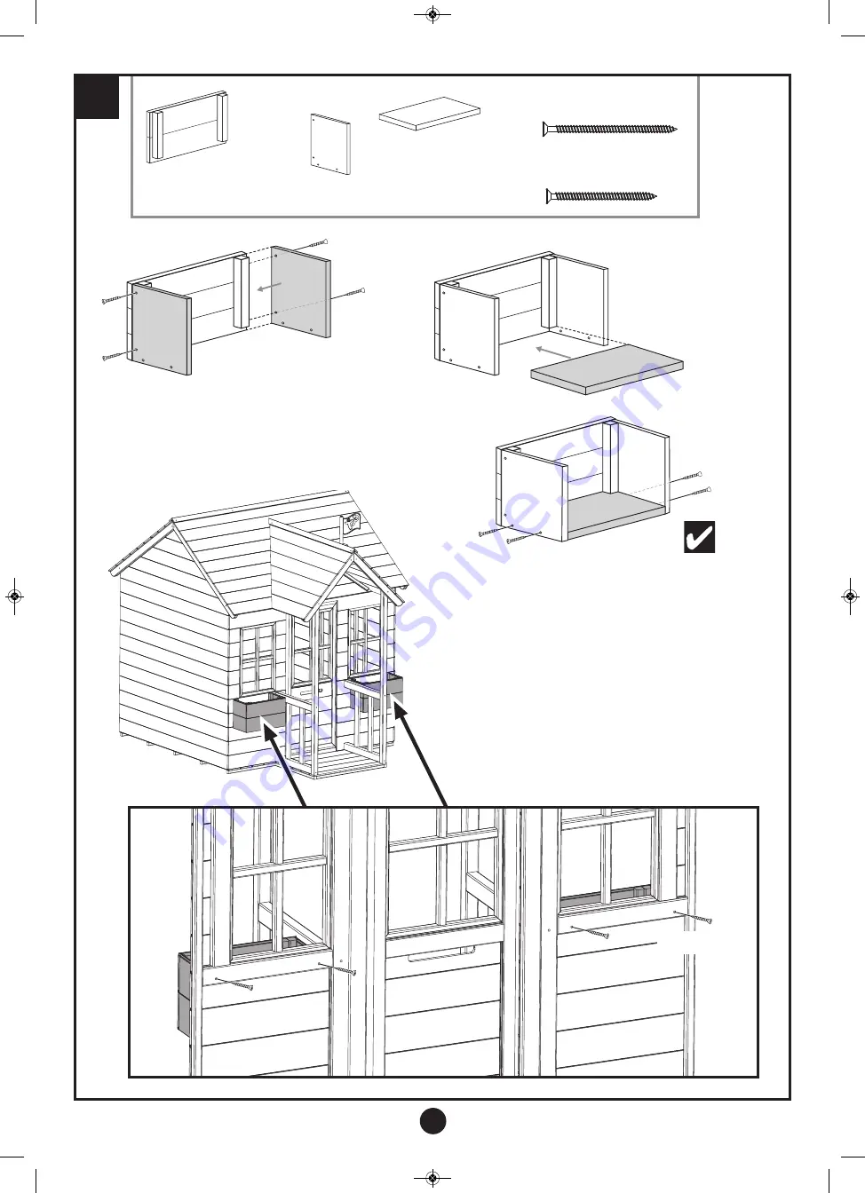 TP active fun Forest Villa TP363 Instructions For Assembly Maintenance And Use Download Page 23