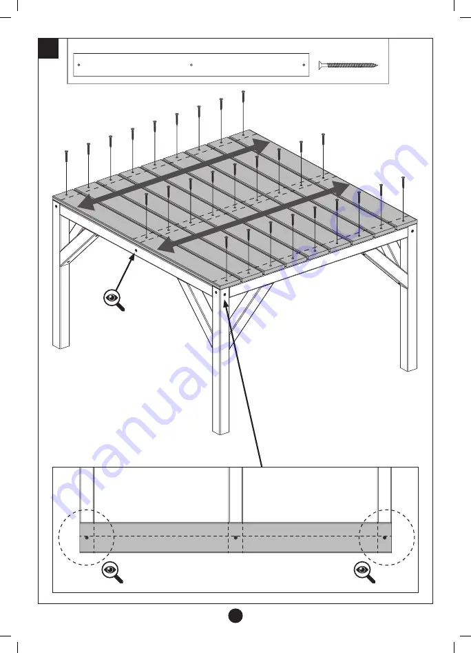 TP active fun Sunnyside Wooden Tower Playhouse TP307 Instructions For Assembly, Maintenance And Safe Use Download Page 10