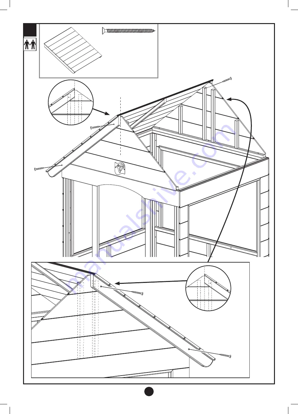 TP active fun TP Pavilion Playhouse FSC Instructions For Assembly Maintenance And Use Download Page 10