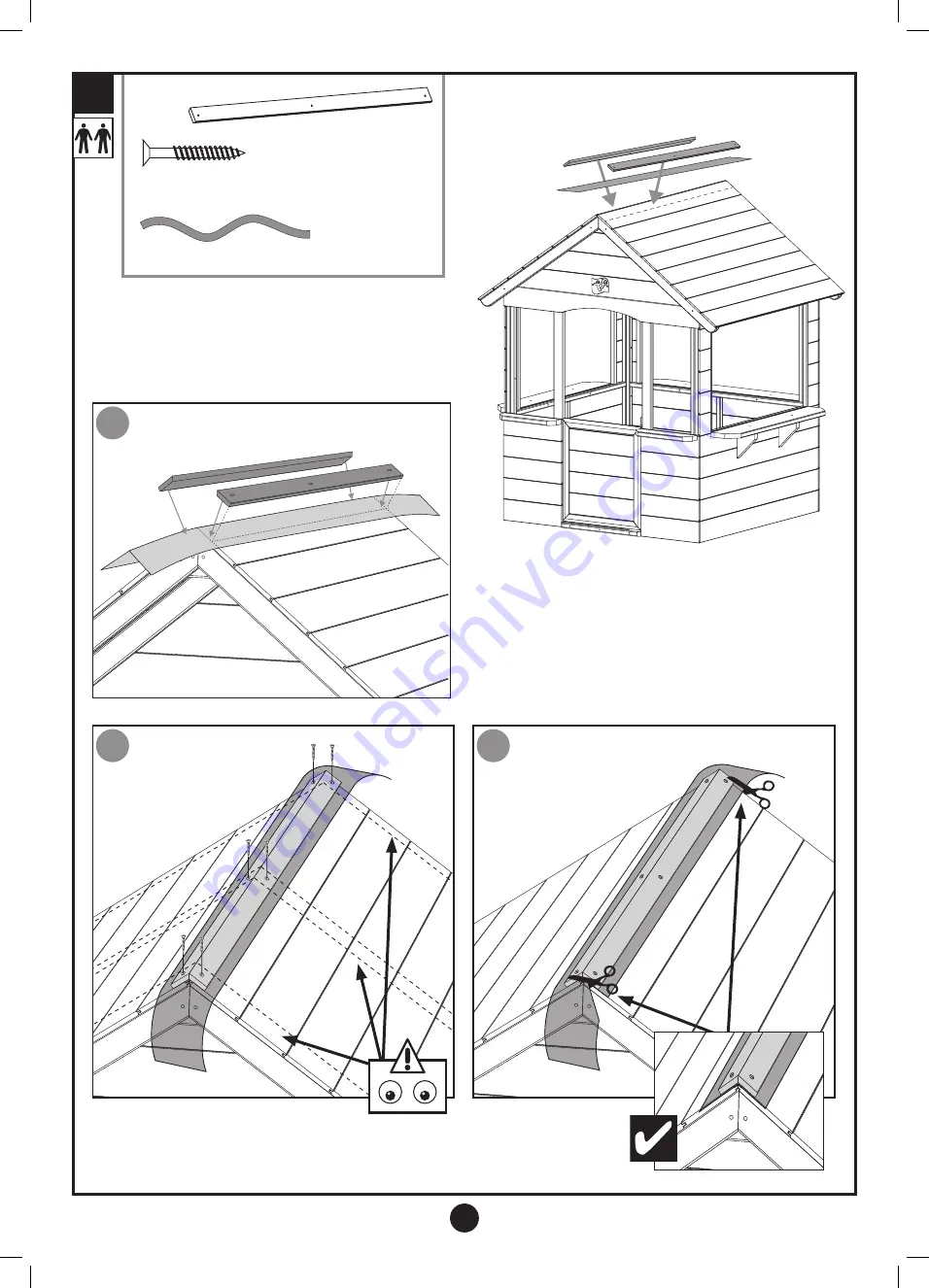 TP active fun TP Pavilion Playhouse FSC Instructions For Assembly Maintenance And Use Download Page 14